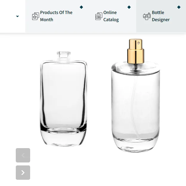 100ml Perfume Bottles packaging reference