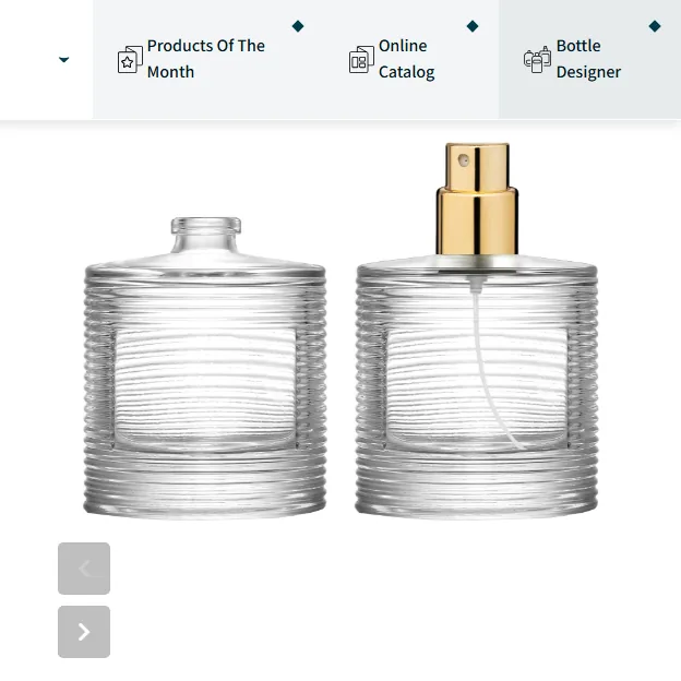 50ml Perfume Bottles packaging reference