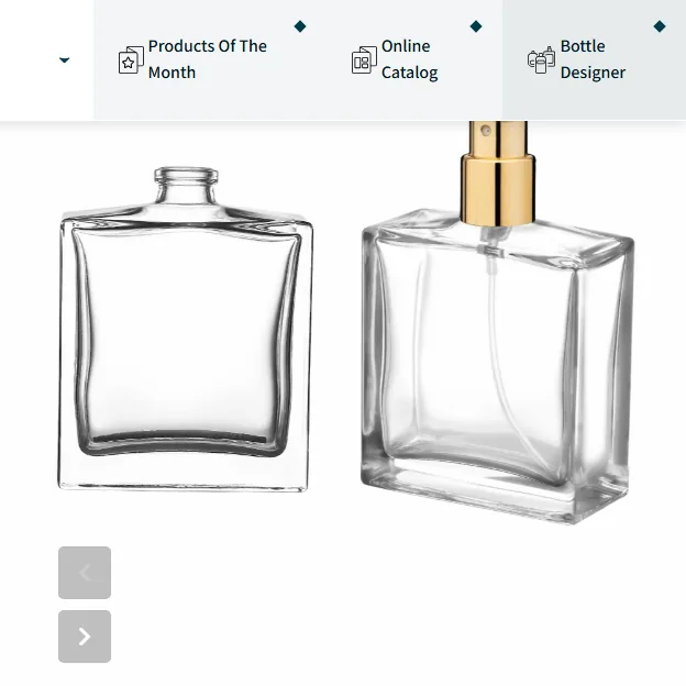 50ml Perfume Bottles packaging reference