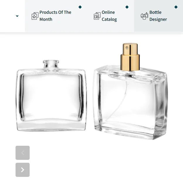 50ml Perfume Bottles packaging reference