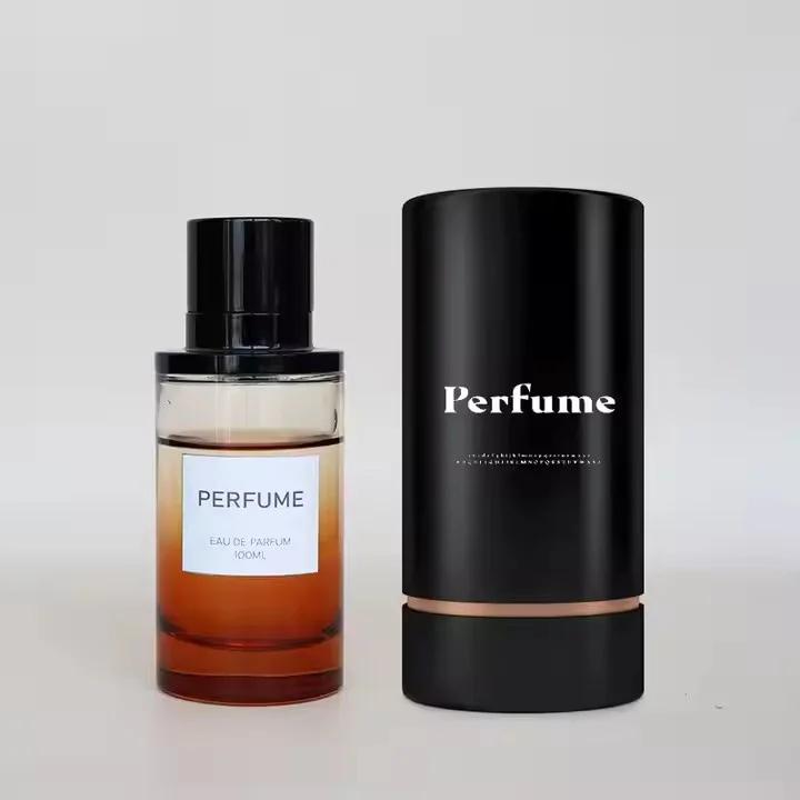 Cylindrical Magnetic Cap Glass Perfume Spray Bottle product image