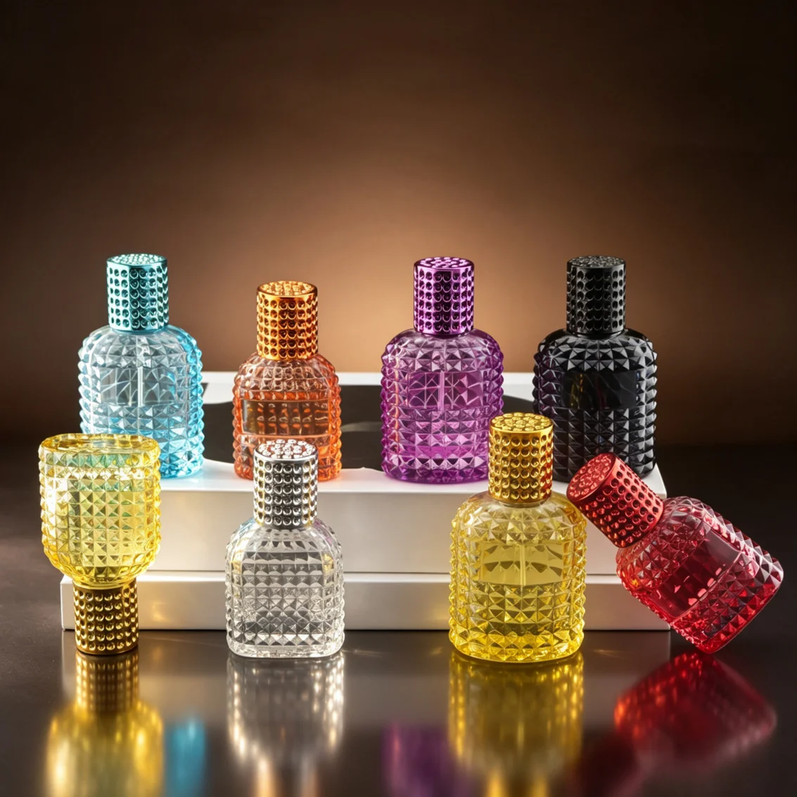 Pineapple Screw Neck Perfume Bottle product image